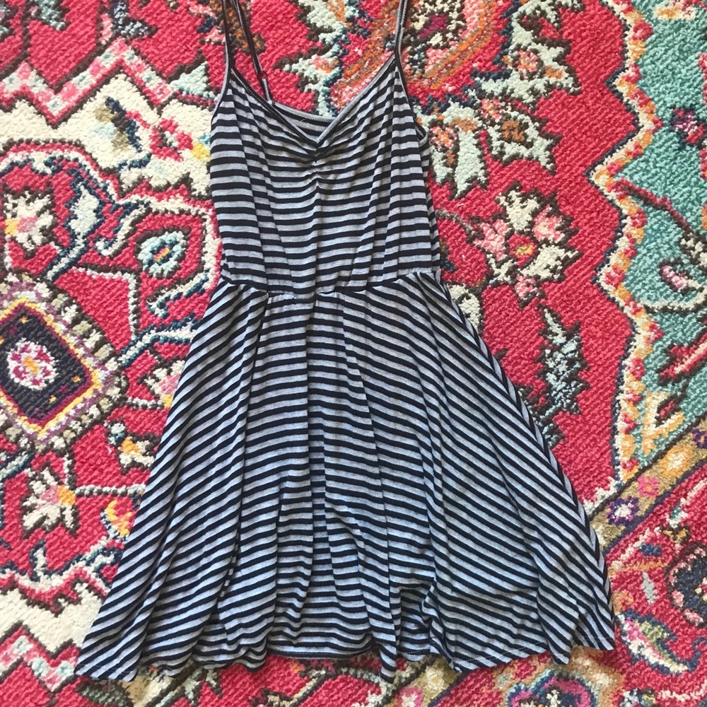 Striped skater dress